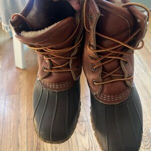 LL Bean duck boots